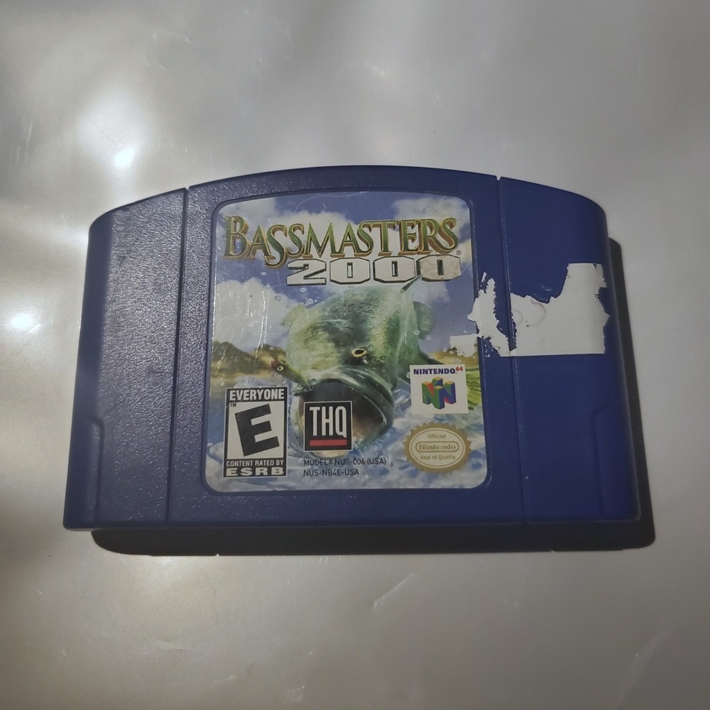 Nintendo64 Bassmasters 2000 video game